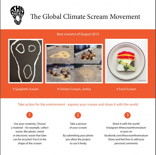 Global Campaign – Screams of August – The Scream from Nature